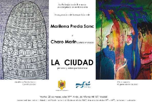 Embajada de Rumania, Madrid: Marilena Preda Sanc y Chiaro Marin (artist invitado)